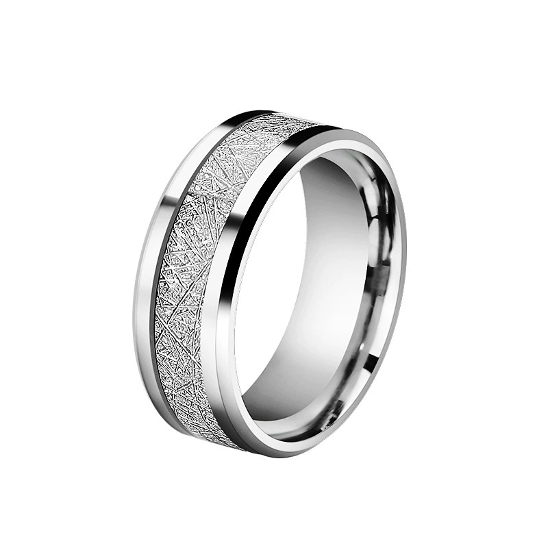 Men's Original Titanium Steel Ring - Ins Retro Branch Style